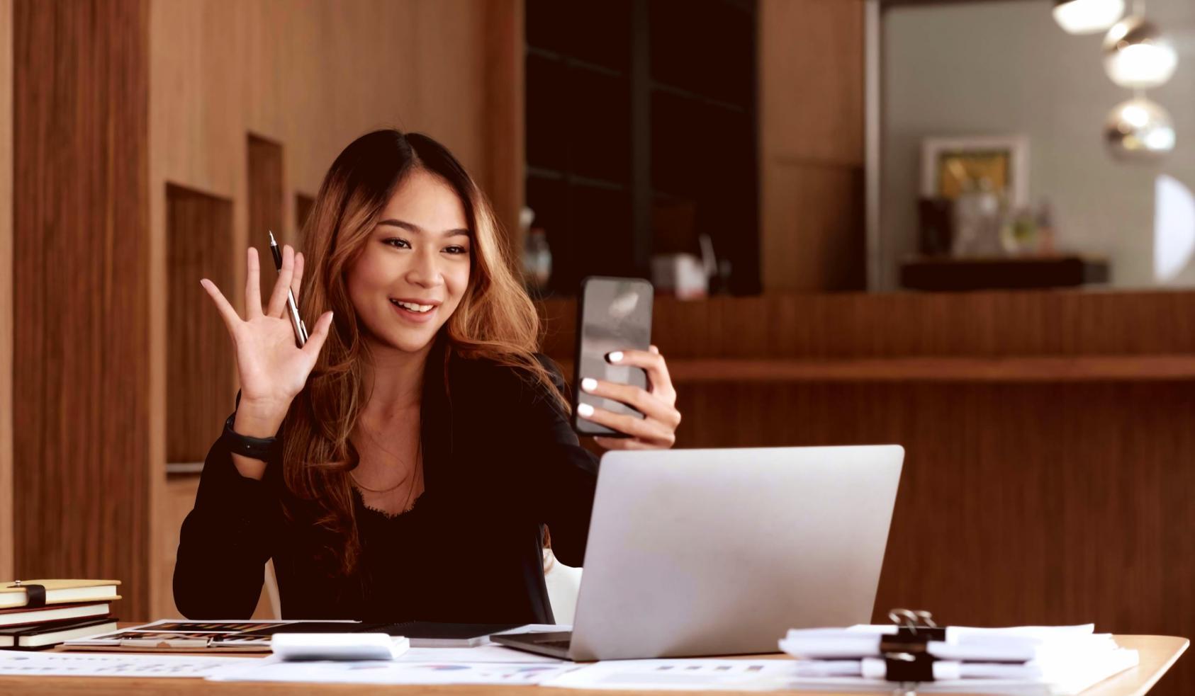 Interactive learning interface showing adaptive content flow